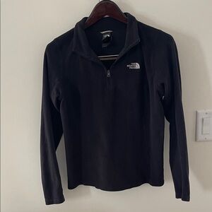 The North Face Women's Black Fleece Quarter-Zip Sweatshirt